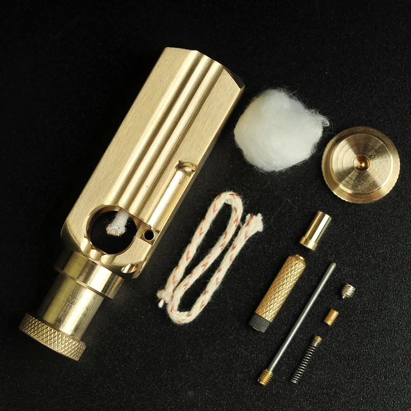 ЧПУ в винтажном стиле ручной работы с латунь плащ Тренч керосиновая зажигалка