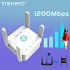 Ретранслятор Wi-Fi TISHRIC LV-AC24 1200M, усилитель сигнала Wi-Fi, беспроводной маршрутизатор 3 в 1, ретрансляторудлинительусилитель Wi-Fi