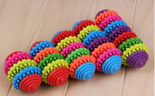 Игрушки для жевания зубов инструмент тренировки цветная резиновая игрушка