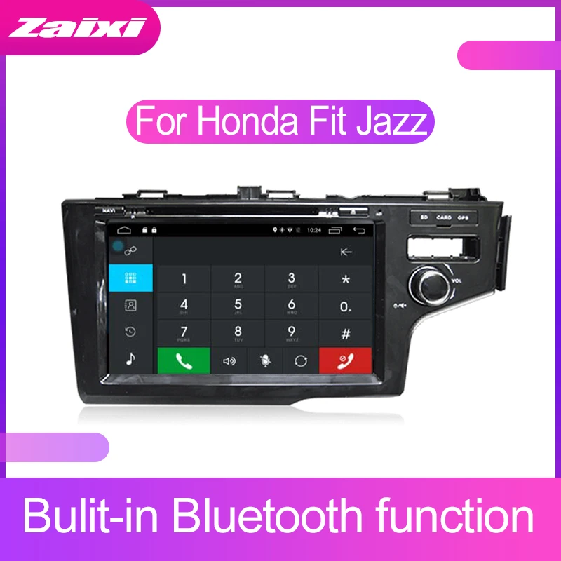 Автомобильный мультимедийный плеер 2 DIN для Honda Fit Jazz 2013 2014 2015 2016 2017 2018 2019 сенсорный