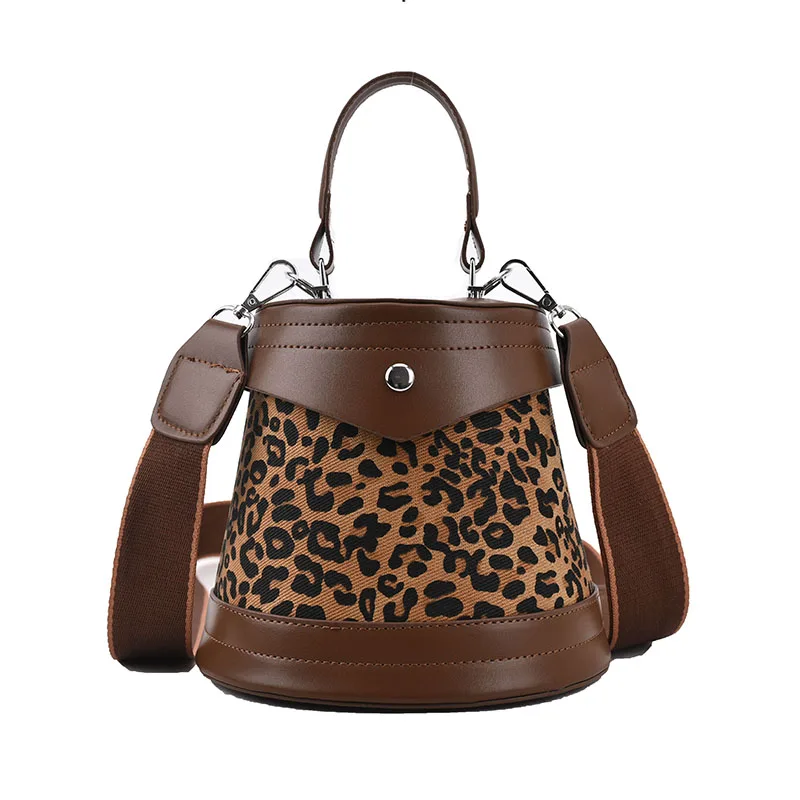 

Женская сумка-мессенджер из ПУ кожи, с леопардовым принтом