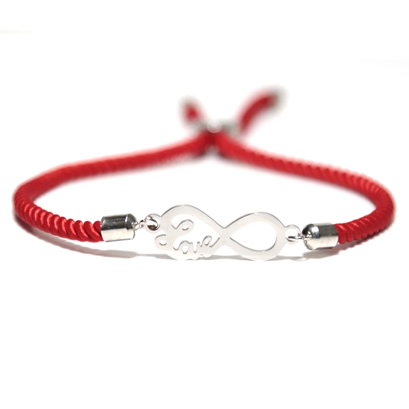 Браслет Lucky Red для мужчин и женщин регулируемый браслет ручной работы кактус