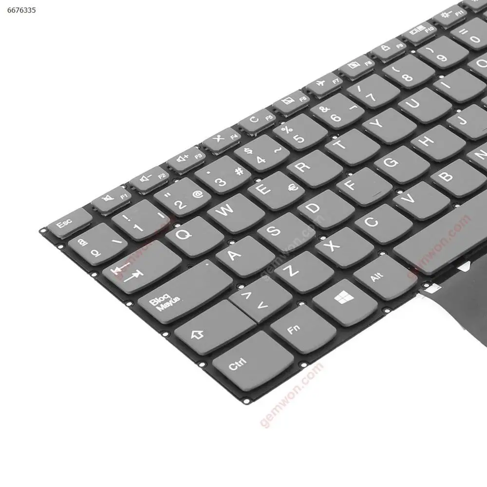 SP испанская новая сменная Клавиатура для ноутбука LENOVO IdeaPad 320 14ISK 320S 14IKB 14IKBR серая