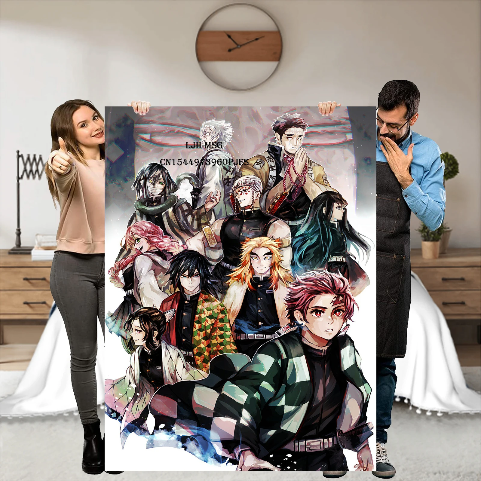 

Demon Slayer Blanket Flannel Hentai Anime Stuff Breathable Super Soft Warm Throw Blankets for Bedding Travel Bedding Sexy Throws