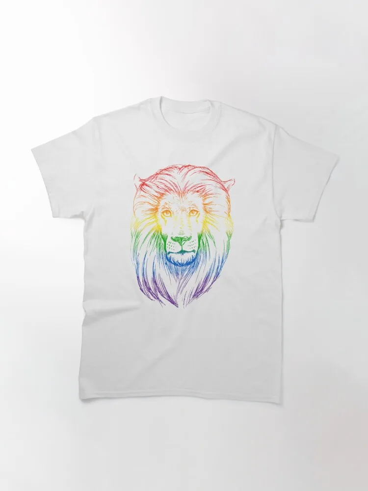 

Rainbow Lion Art Classic T-Shirt