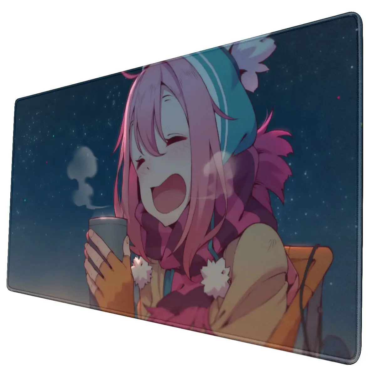 Yuru Camp Nadeshiko Kagamihara Anime Girls Gaming Mouse Pad Keyboard Mat XL Non-Slip Rubber Mousepad for Computer | Компьютеры и офис