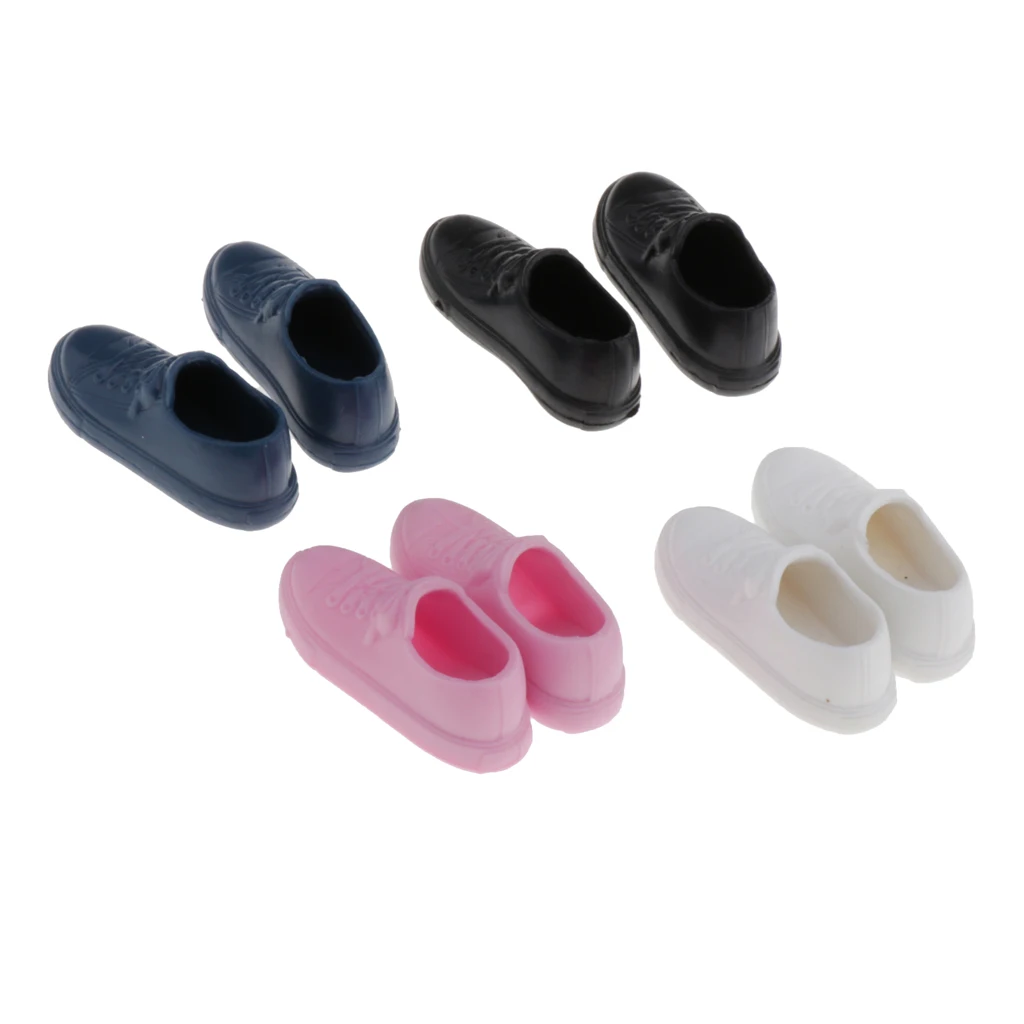 

1/6 Plastic Slip-on Leisure Shoes Flats for Dolls Dress Up Accs