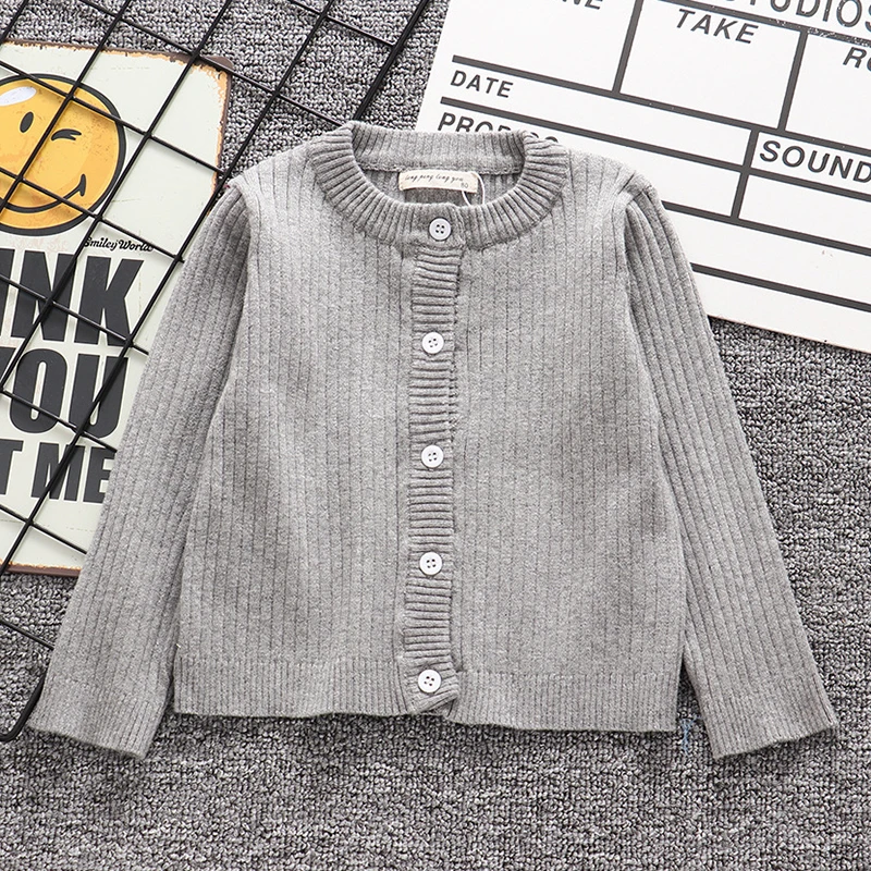 Детский кардиган осенне зимний хлопковый свитер одежда для маленьких мальчиков