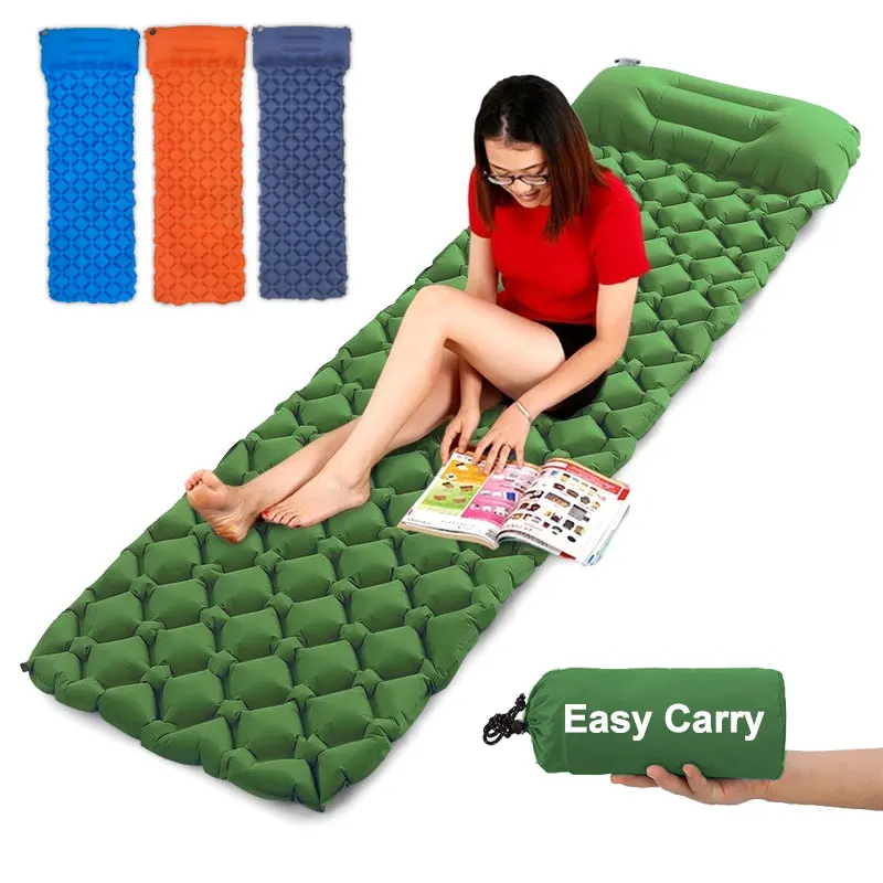 Надувной коврик для кемпинга Подушка пляжный коврик одеяло для пикника воздушный спальный матрас коврик для наружного туризма Поход Кемпинг коврик