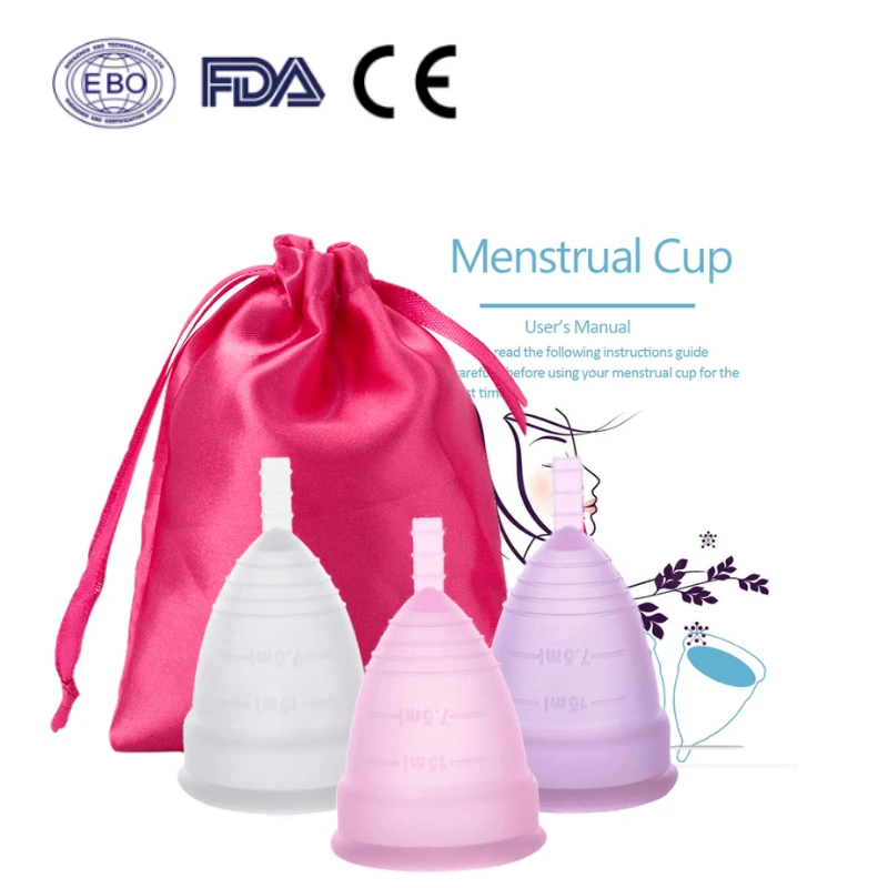 

5Pcs Medical Grade Menstrual Cup Menstrual Silicone Period Cup Copa Menstrual Medical Reusable Lady Cup Women Feminine Hygiene