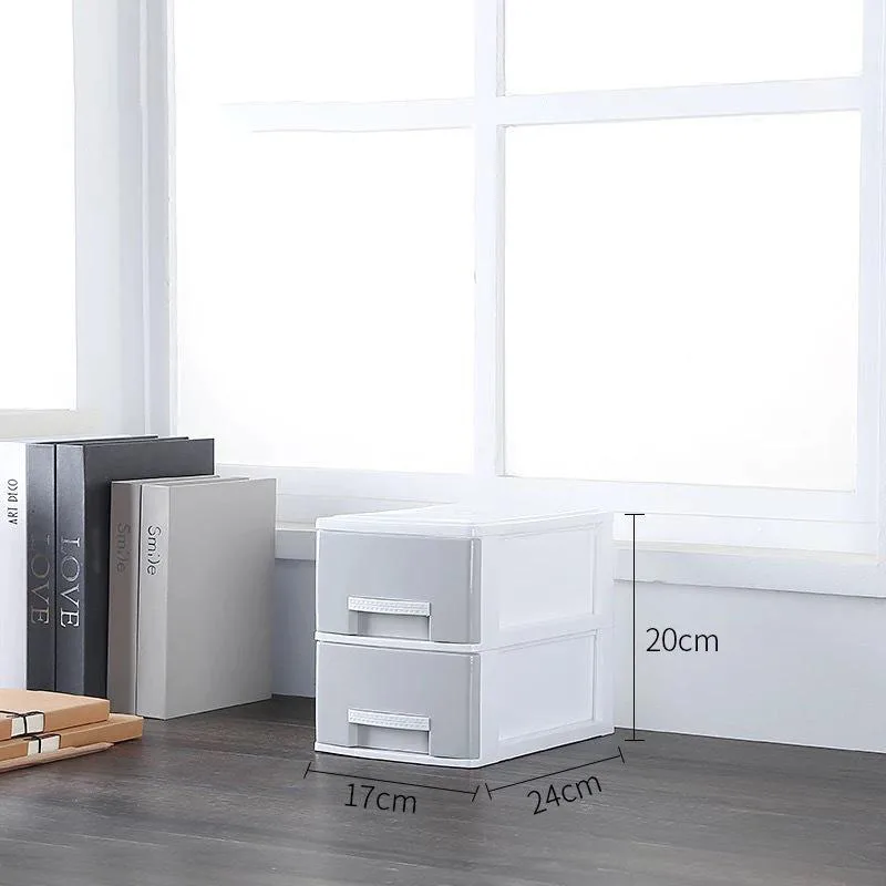 

Multi-layer Desktop Drawer Storage Box Office Paper File Container Home Toy Cloth Underwear Socks Storage Boxes Sundries Case