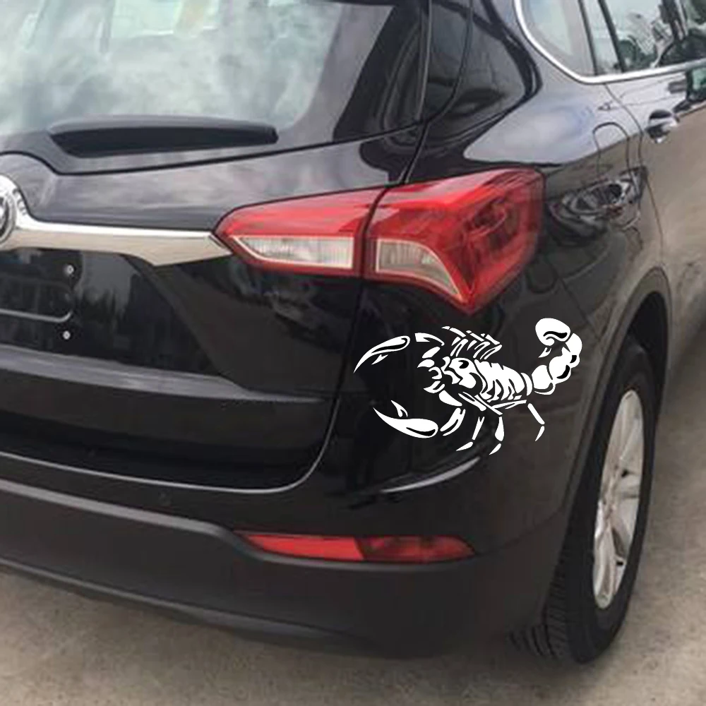 1 шт. Модный 3D большой Скорпион отражающий персонализированный автомобильный