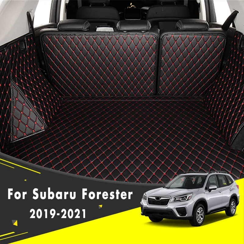 Для Subaru Forester 2019 2020 2021 багажнике автомобиля коврики интерьеров Авто грузовые