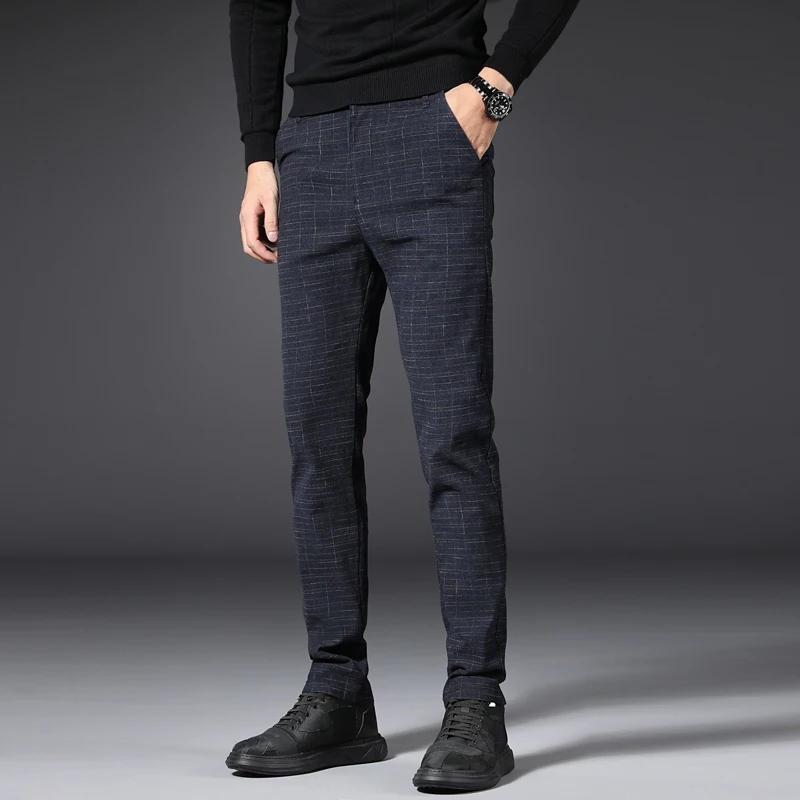 

2021 New Arrival Men Summer business Pants Outdoor Leisure Trousers Elastic Waist Comfort Light Weight Pants Plus Size 28-38