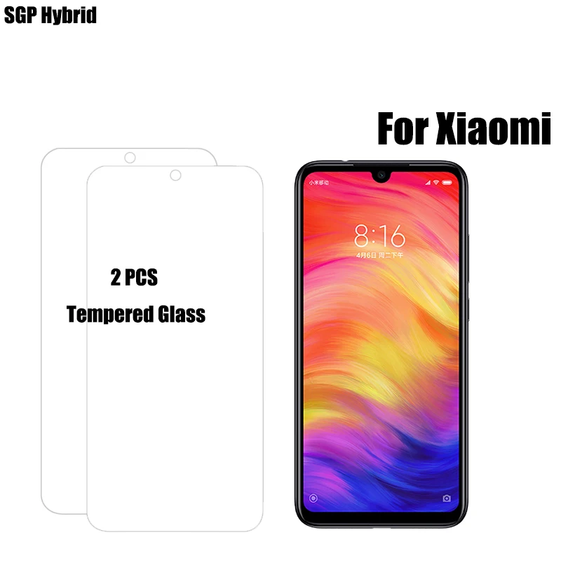 Защитное стекло закаленное для Xiaomi Redmi Note 8 Pro CC9E A3 Lite 2 шт.|Защитные стёкла и плёнки