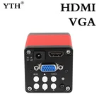 Промышленный видеомикроскоп с камерой Full HD, 13 МП, 2K, 1080P, 60 кадровс, HDMI, VGA, с одновременным выходом