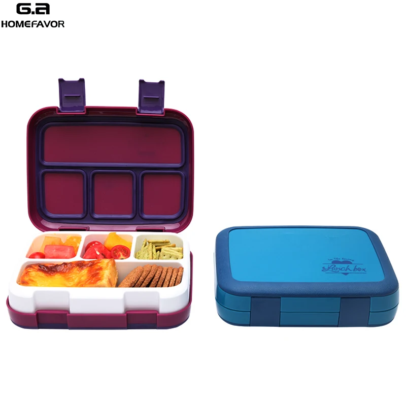 Lunch Box For Kids Bento Microwavable Food Container Student Children Storage Leakproof Tableware Accessories | Дом и сад