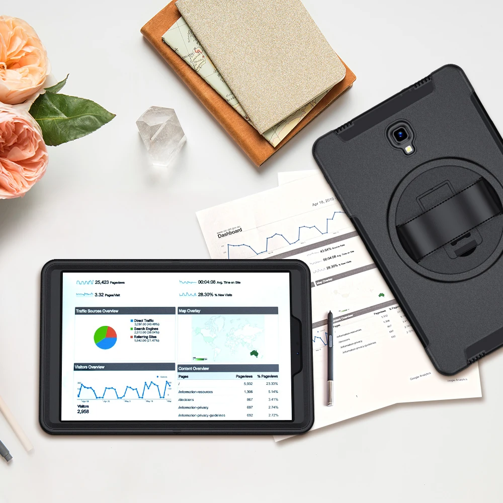Чехол для samsung Galaxy Tab A A2 10 5 &quotT590 T595 T597 защитный противоударный чехол планшета