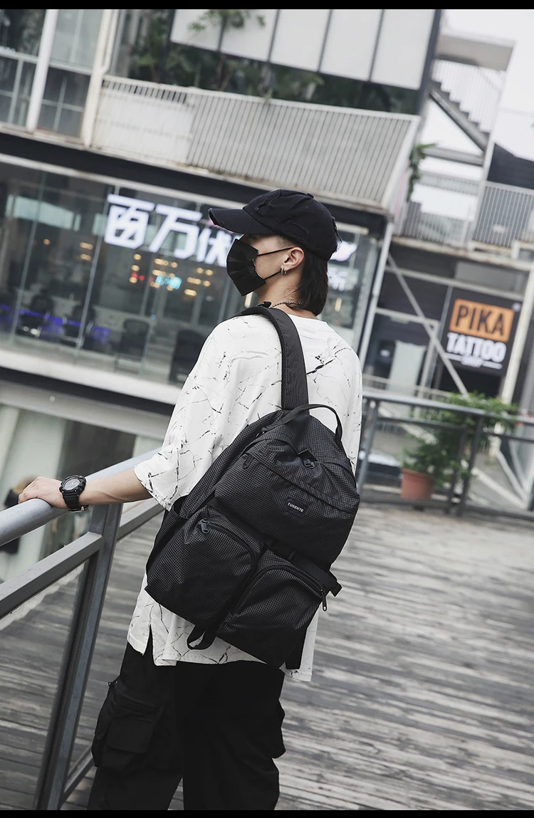 

PB2925 Backpack 2020 new large capacity male backpack student school bag travel bag