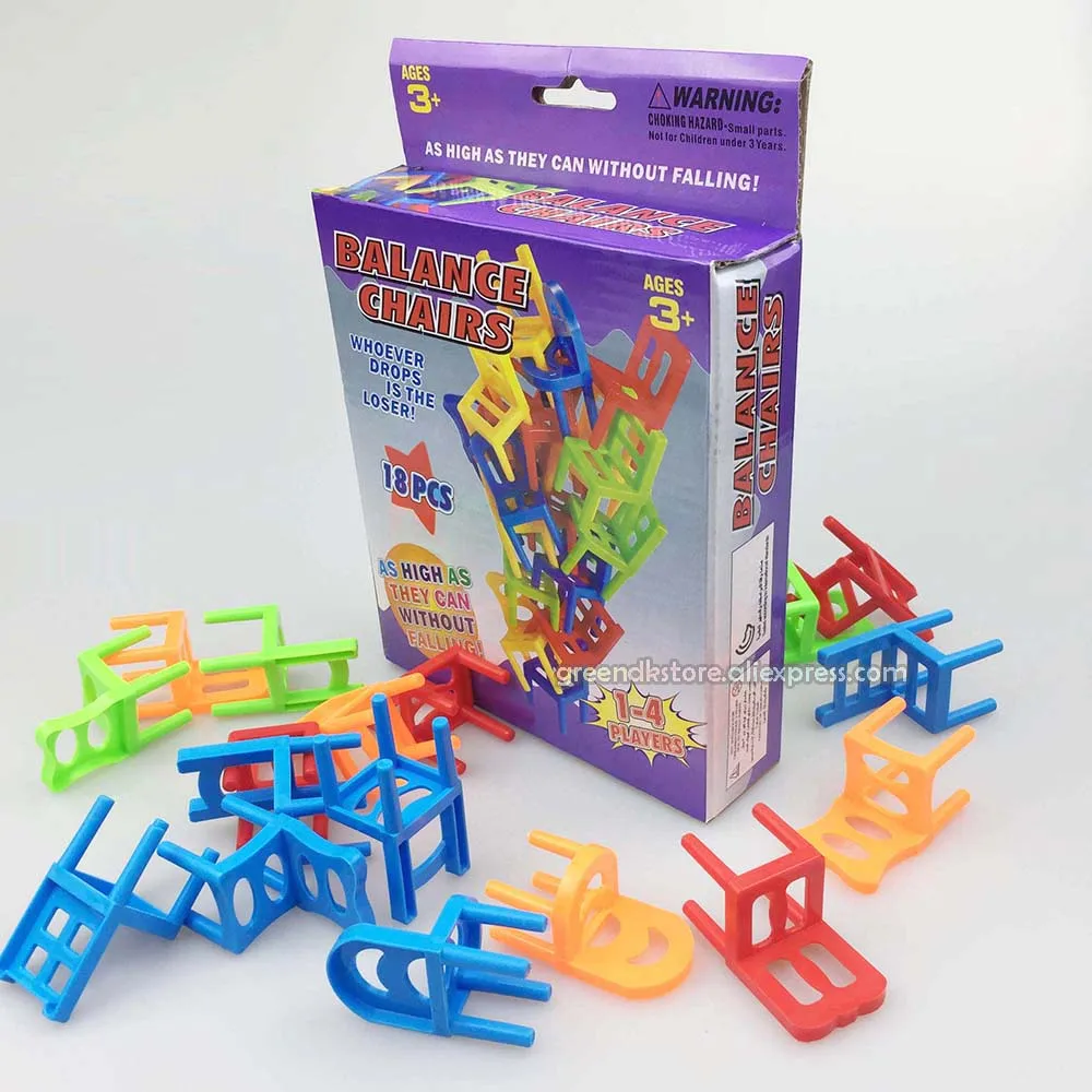 Стулья для семейной игры 18 шт./одна посылка 1 или 4 игрока 36 шт.