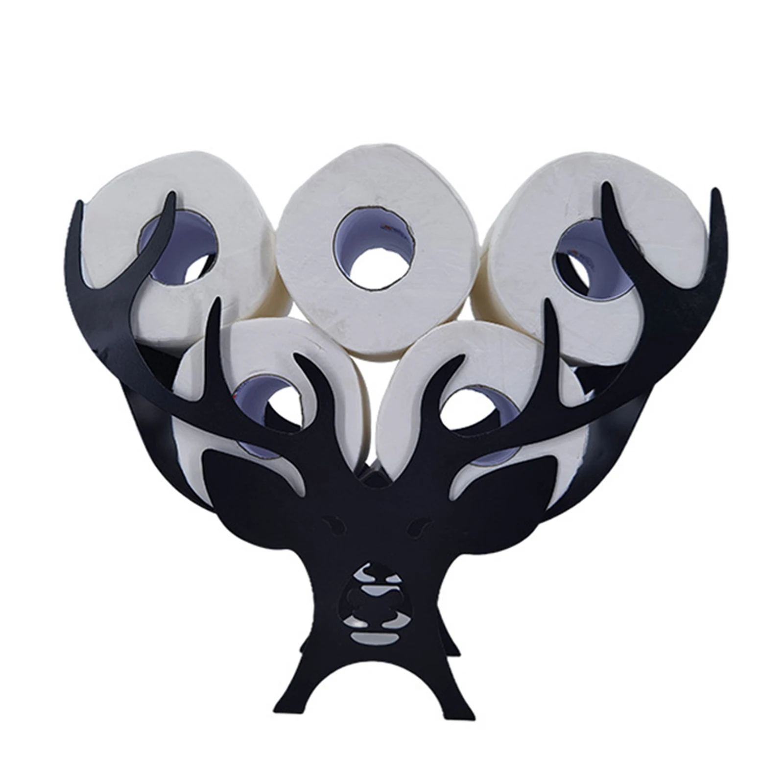 

Simple Napkin Holder Multifunctional Metal Animal Crafts Ornaments Cattle Deer and Kitten Paper Towel Holder PLDI889