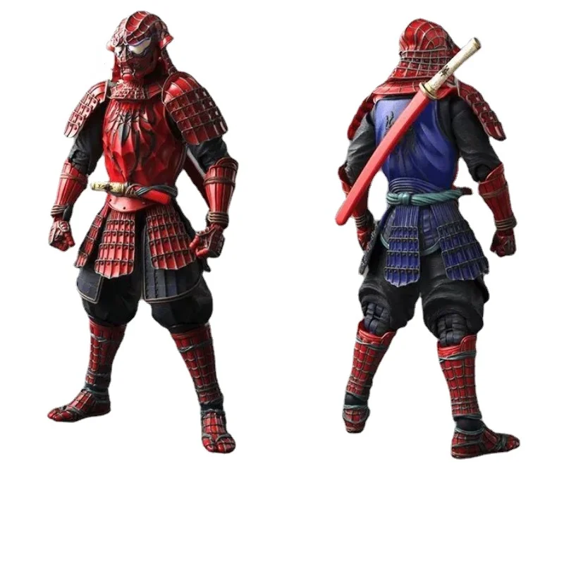 

Hasbro Marvel звезда ниндзя Самурай Человек-паук Самурай в коробке 18 см коллекция рождественских подарков