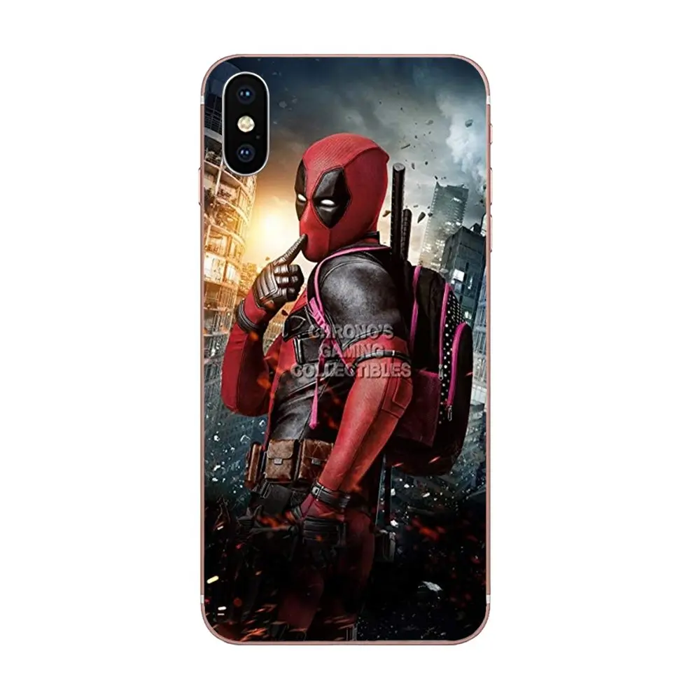 Marvel Deadpool 2 Soft Screen Protector For Galaxy Grand A3 A5 A7 A8 A9 A9S On5 On7 Plus Pro Star 2015 2016 2017 2018 | Мобильные