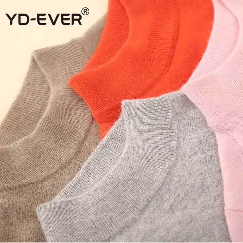 Женская трикотажная ночная рубашка из кашемира с длинным рукавом | одежда