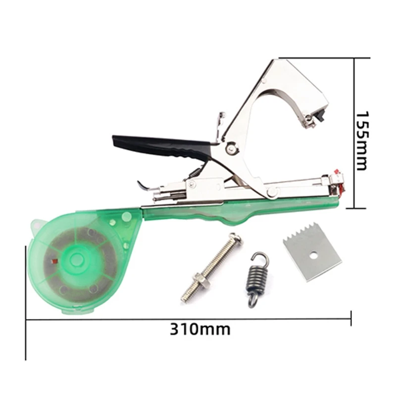 

Plant Tying Machine Garden Plant Tapener Tool with 10000pcs Staples and 6 Rolls Tape Set Adhesive Tape Machine Durable