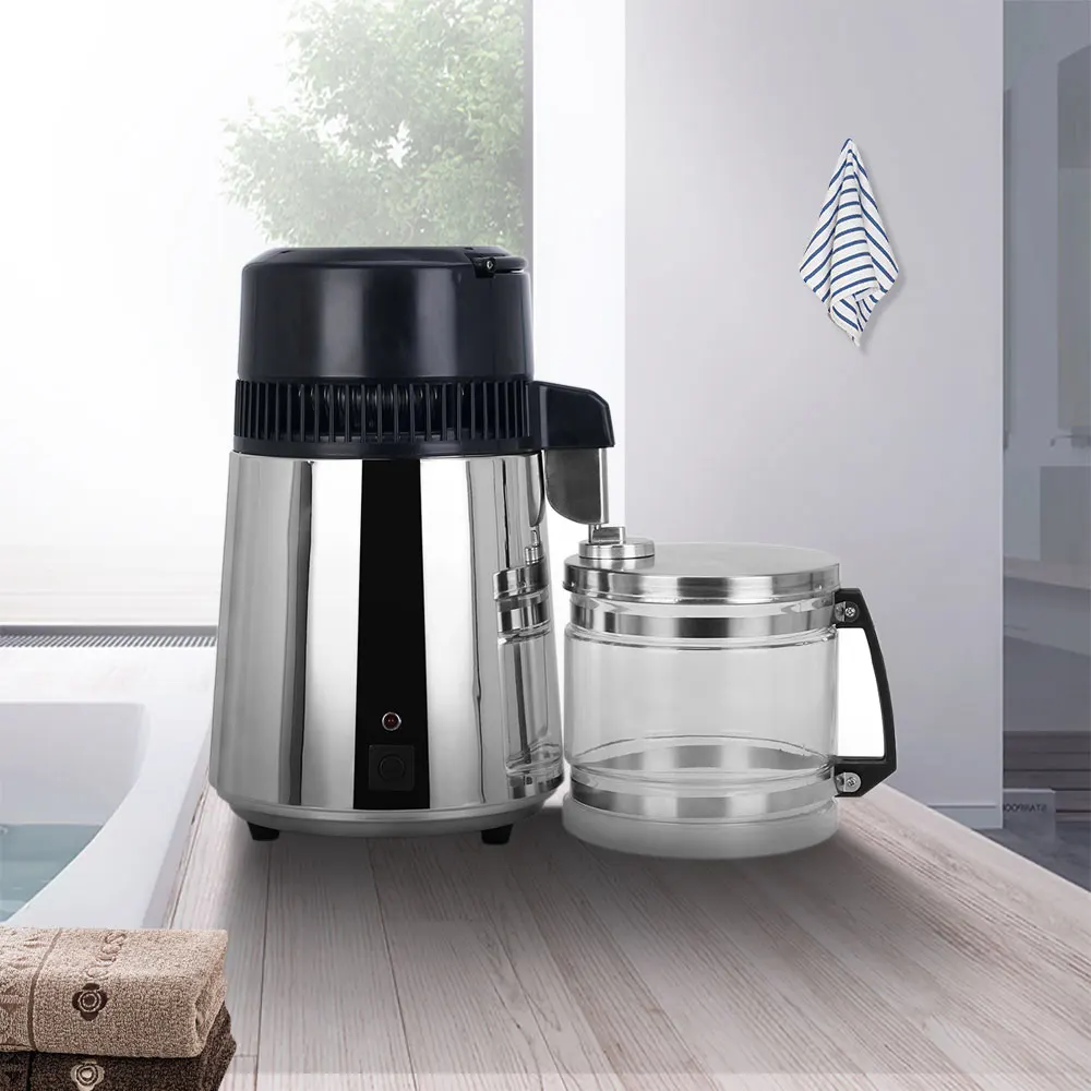 Дистиллятор для чистой воды 4L Home дистиллятор очистки фильтр из нержавеющей стали
