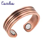 Классическое женское кольцо эскалус из античной меди на магните с изменяемым размером