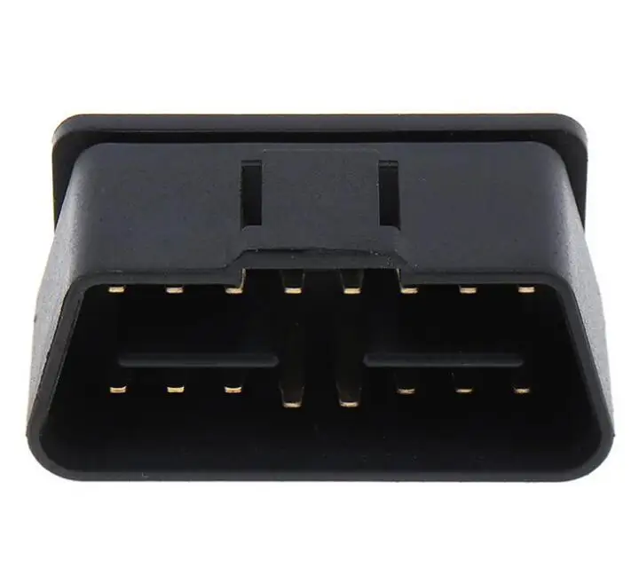 OBD2 16pin штекер соединитель 90 градусов розетка игла заглушка OBDii Автомобильный диагностический интерфейс