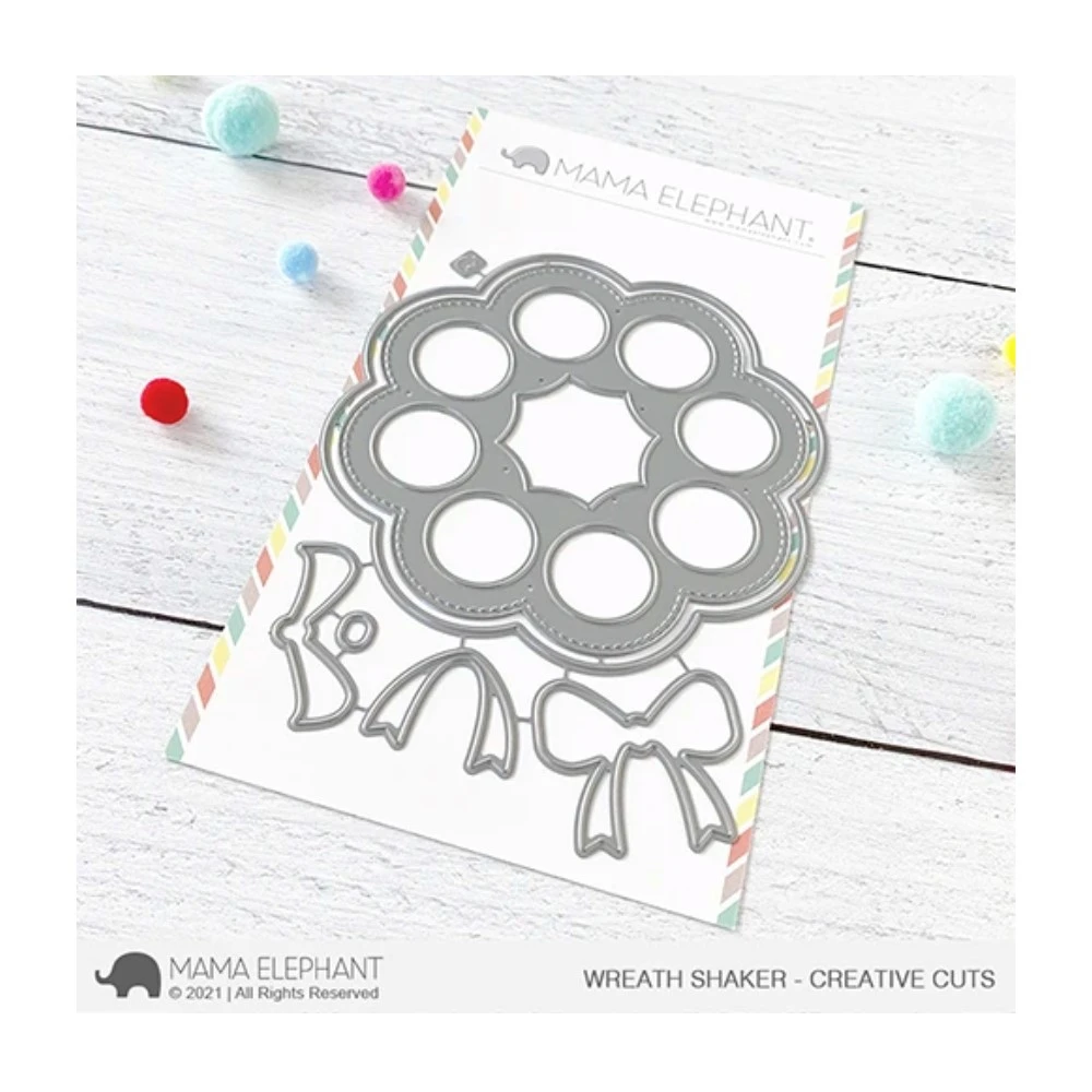 

Arrival New Wreath Shaker Creative Metal Die Cuts Embossing Folders Scrapbooking Photo Album Manual Diy Crafts Decorations 2021