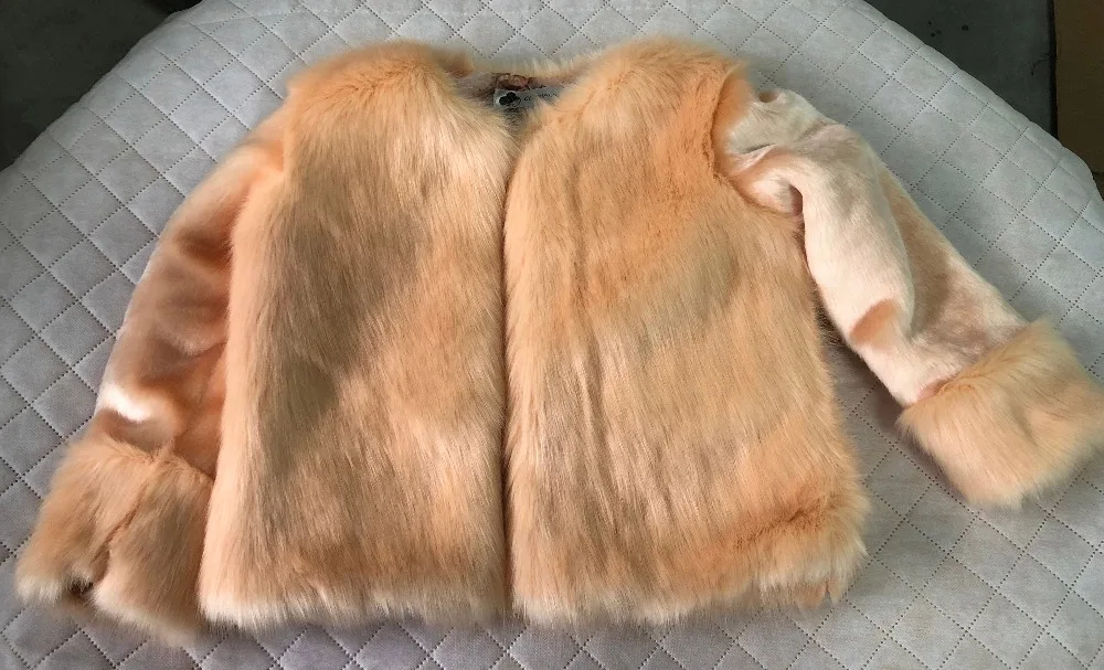 Dollplus/зимнее меховое пальто для девочек; элегантные куртки и пальто из искусственного меха для маленьких девочек; толстая теплая парка; Эксклюзивная одежда для детей