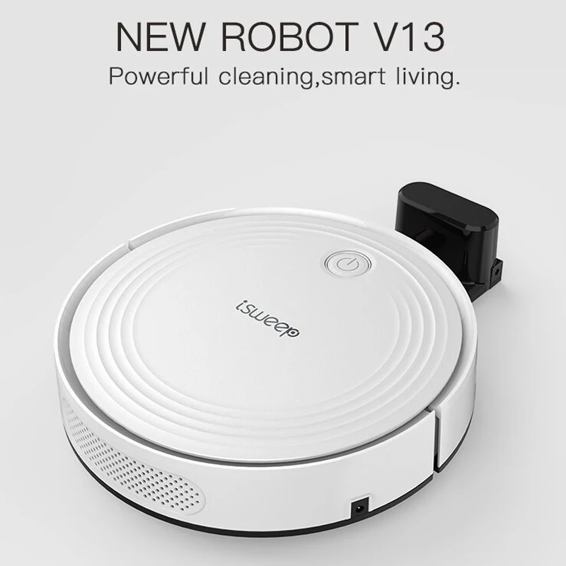Новый робот пылесос Isweep V13 с приложением Wi Fi подключением к карте голосовым