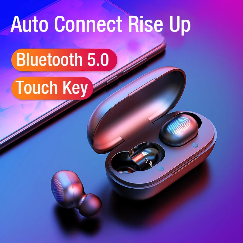 

TWS Earphones GT1 PK Redmi AirdotsBluetooth Wireless Headsets In-Ear 5.0 Earbuds HD Mic Handfree for iPhone and Android phones