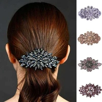 pins ponytail flower show womens slide claw accessories crystal hair clips