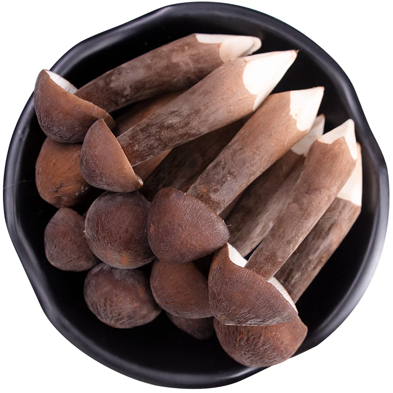 

Fresh black chicken fir bacteria edible mushrooms
