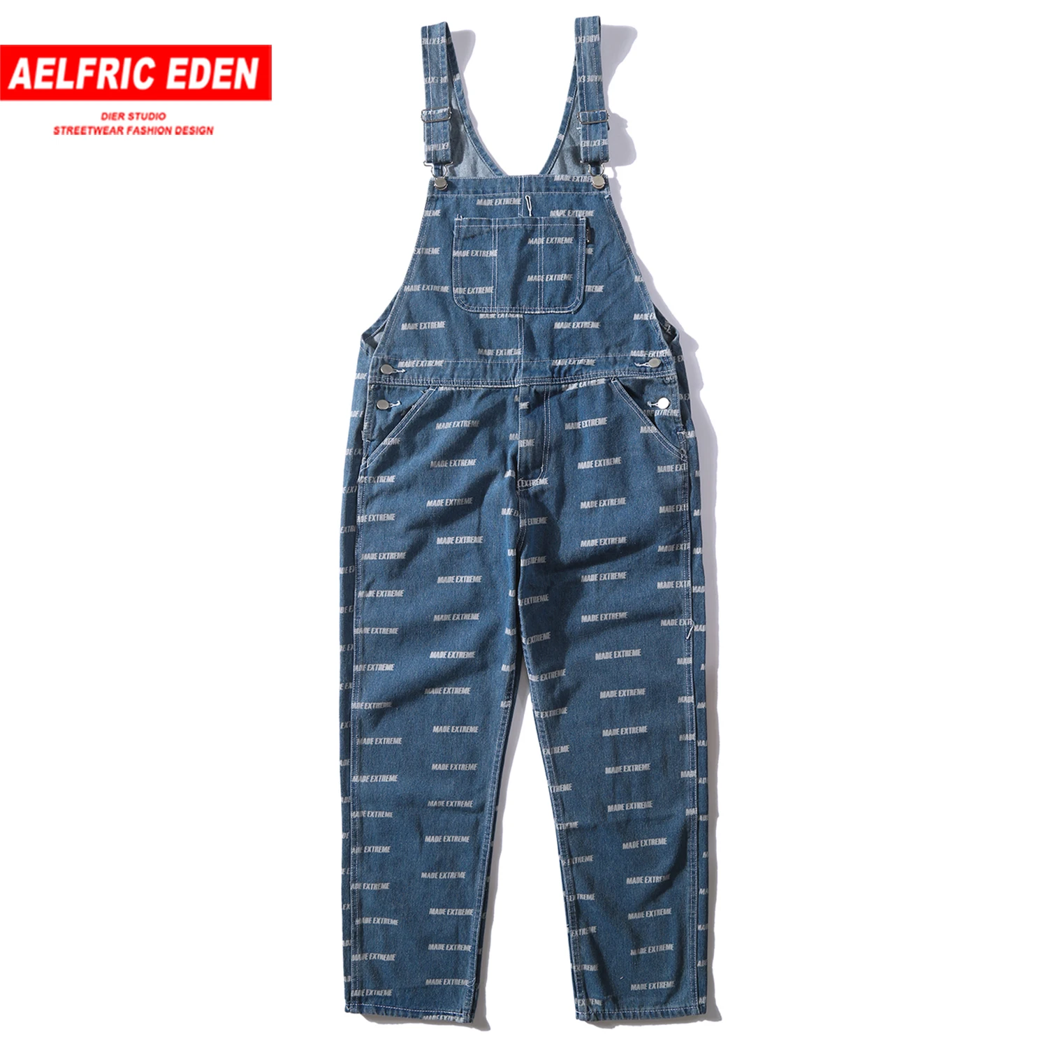 С напечатанной надписью в стиле хип хоп мужские комбинезоны карго Harajuku уличная