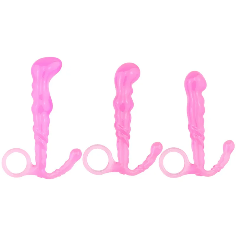 Массажер простаты Анальная пробка секс игрушки для мужчин женщин силиконовая 3