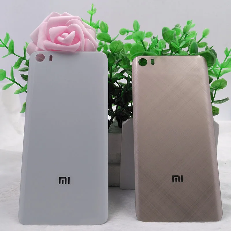3D стеклянный чехол на заднюю крышку для XIAOMI phone MI5 задняя дверь Замена батарейного отсека клейкая наклейка 5,15 дюймов 4 цвета