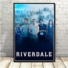 Горячие ривердейл Сезон 3 ТВ серии Show печать плакатов, шелковая, светильник из плотной ткани Винтаж Настенная картина без рамки для дома номер Декор