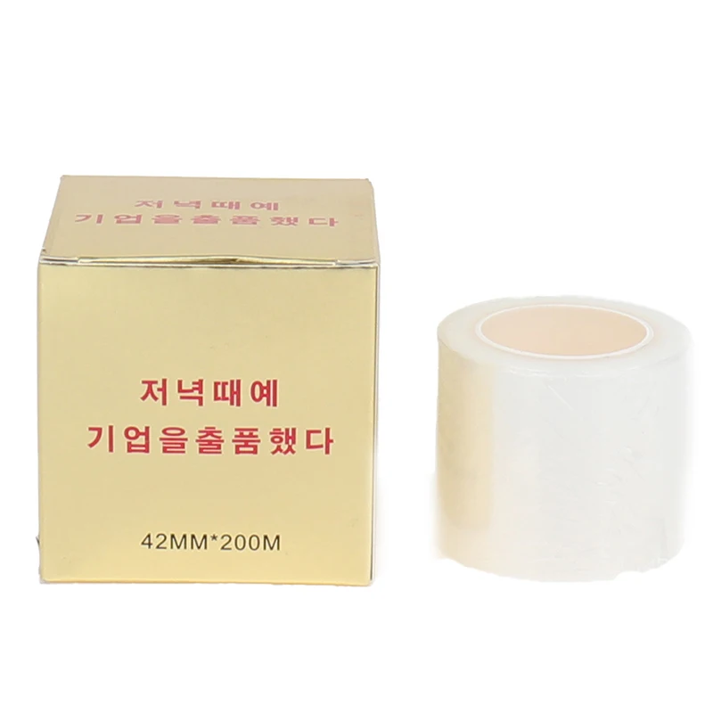 

1 Roll 42MM*200M Microblading Plastic Tattoo Wrap Disposable Preservative Film Eyebrow Tattoo Accessories For Permanent Makeup