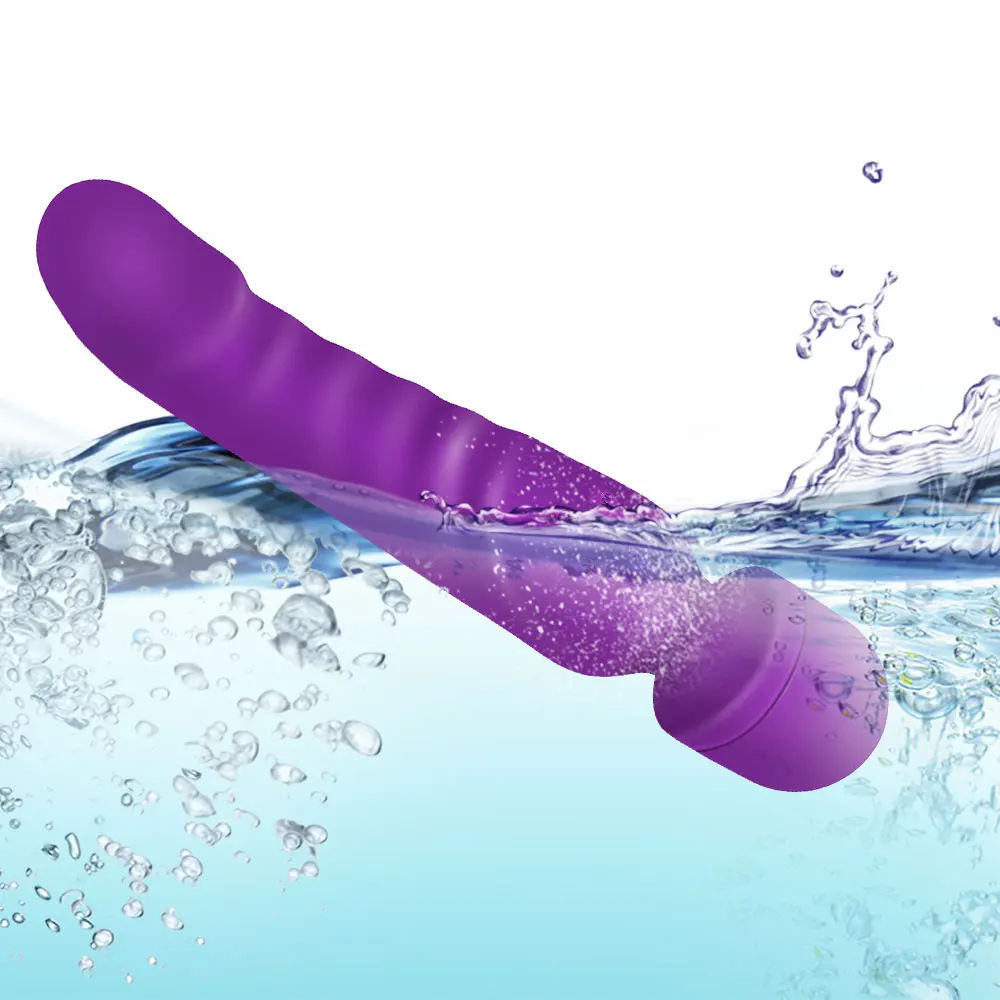 Двойной вибратор с подогревом AV волшебная палочка секс-игрушки для взрослых