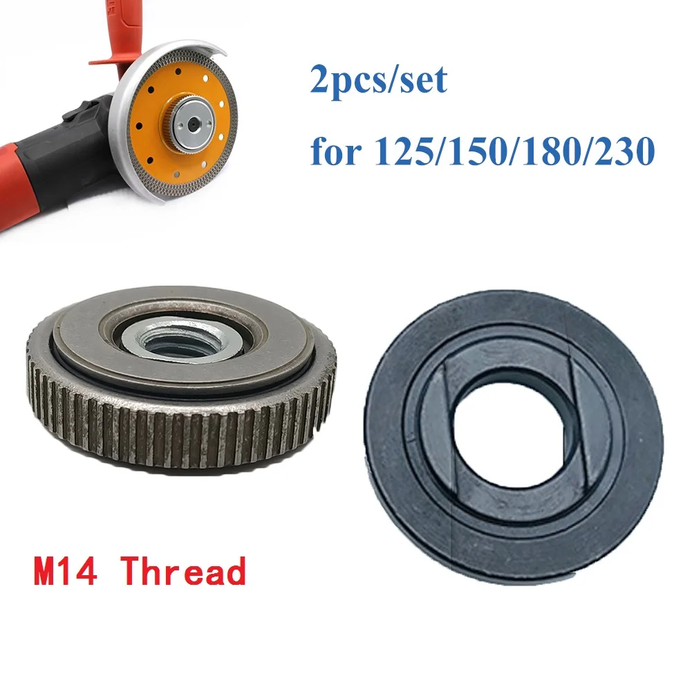 

M14 Thread Locking Plate Chuck For Angle Grinder Top Self-locking Pressure Plate + Bottom Pressure Plate For cutting machine
