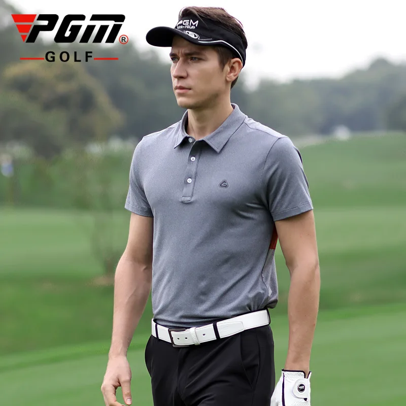 

PGM Golf Short-Sleeved Clothes Summer Breathable Quick-Dry Sports Men's T-shirt YF236