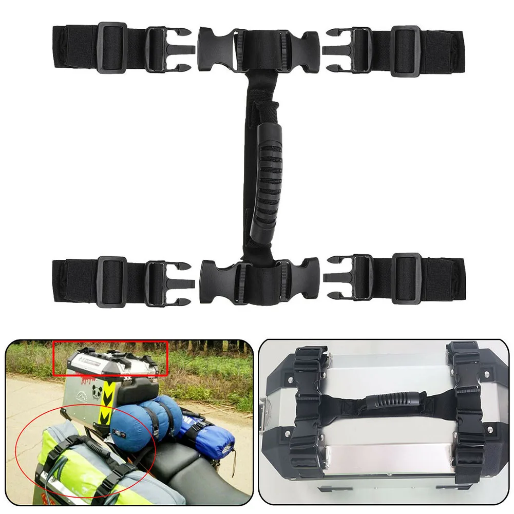 

Motorcycle Accessories Tie Up Detachable Buckle Carry Portable Side Box Handle Universal Durable Braided Strap Lightweight