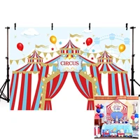 mehofond circus backdrops vinyl red tent bunting children birthday party photography backgrounds for photo studio customized