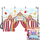 Mehofond задний фон цирк виниловый красный шатер Бантинг Дети День Рождения вечерние фотографии фоны для фотостудии по индивидуальному заказу