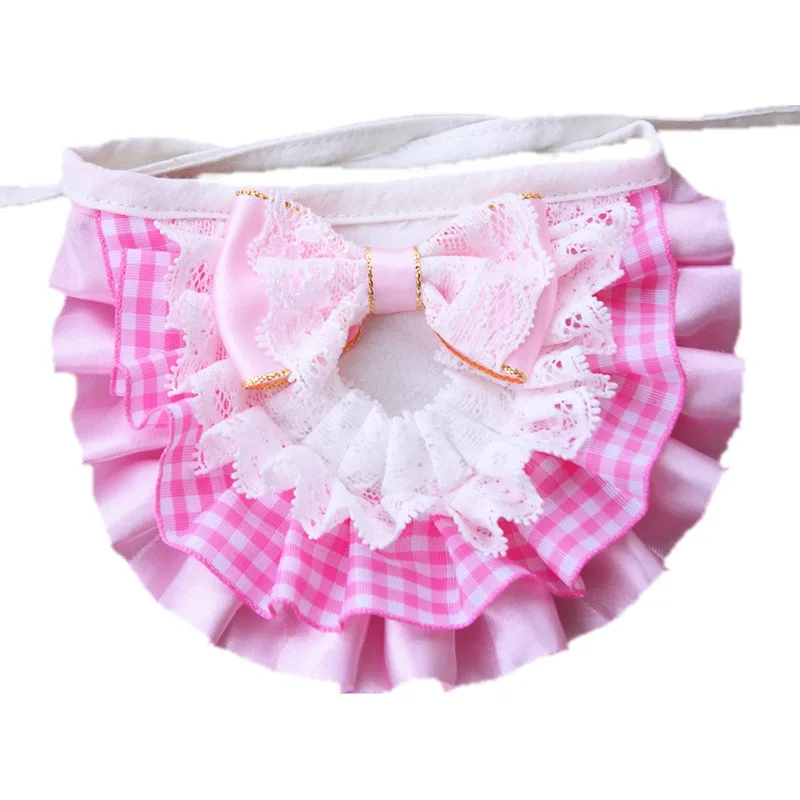 Нагрудники собака щенок Кот кружевной платок носовой шарф аксессуар страна